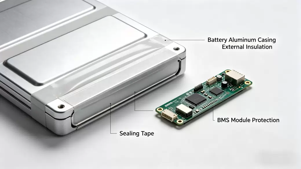 Vỏ c&aacute;ch điện &amp; Bảo vệ BMS